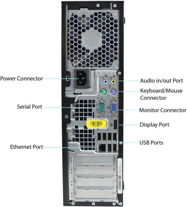 HP Elite Desktop PC Computer | Intel Quad-Core i5 | 8GB Ram | 1TB HDD | 24 Inch LCD Monitor (1080p HDMI). RGB Keyboard + Mouse | Desk Speakers | WiFi + Bluetooth | Windows 10 (Renewed)：圖片 5