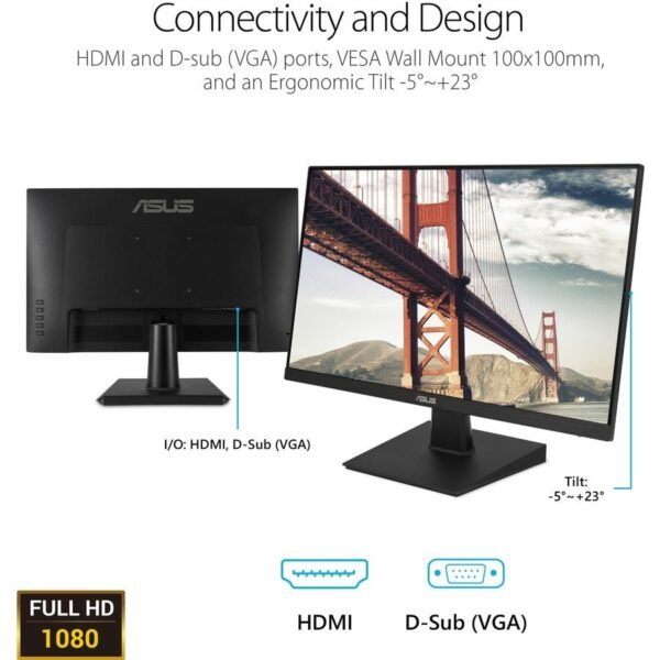 華碩VA27EHE 27 16:9自我調整同步眼部護理IPS LED顯示器：圖片 7