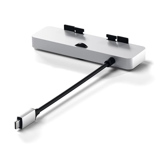 賽馳鋁Type-C夾式集線器Pro,帶USB-C數據埠。USB-A 3.0數據。 Micro/SD讀卡器-相容2020/2019/2017 iMac和iMac Pro。 不適合2021年款iMac(銀色):圖片 4