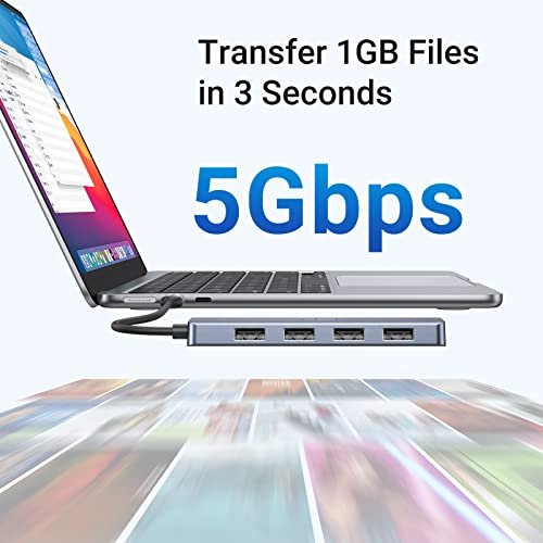 UGREEN USB集線器。 4埠A型超薄USB 3.0滑鼠擴展器。 鍵盤。 閃存驅動器。 U盤。 打印機與筆記型電腦相容。 臺式電腦Xbox。 PS5。 汽車系統。 及更多(15cm):圖片 3