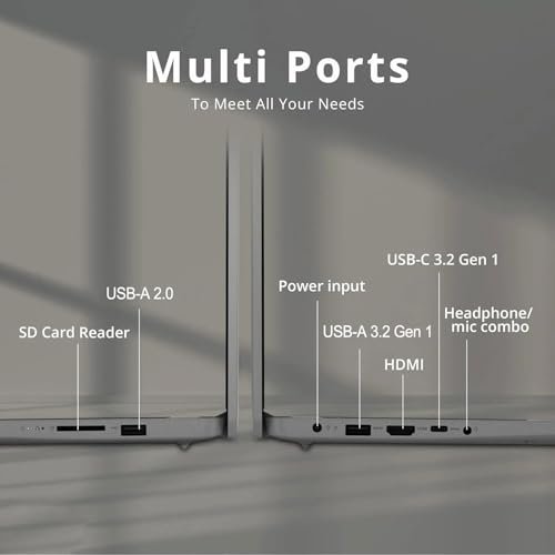 聯想2024 IdeaPad 1 Gen 7筆記型電腦。 15.6 FHD觸控式螢幕。 英特爾酷睿i3-1215U。 24GB記憶體。1TB固態硬碟。 SD卡讀卡器。 高清多媒體介面(High Definition Multimedia Interface) 網絡監視器。 Wi-Fi 6。 Windows 11主頁。 灰色:圖片 5