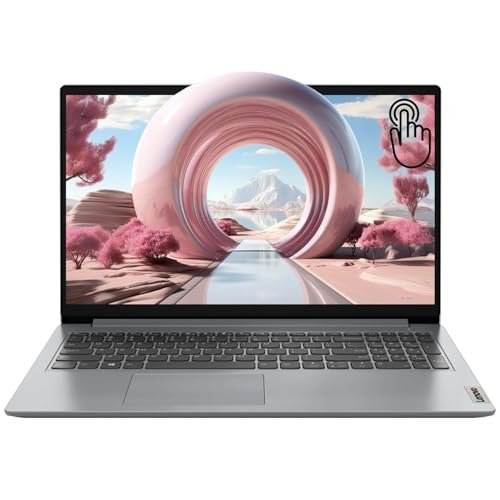 聯想2024 IdeaPad 1 Gen 7筆記型電腦。 15.6 FHD觸控式螢幕。 英特爾酷睿i3-1215U。 24GB記憶體。1TB固態硬碟。 SD卡讀卡器。 高清多媒體介面(High Definition Multimedia Interface) 網絡監視器。 Wi-Fi 6。 Windows 11主頁。 灰色