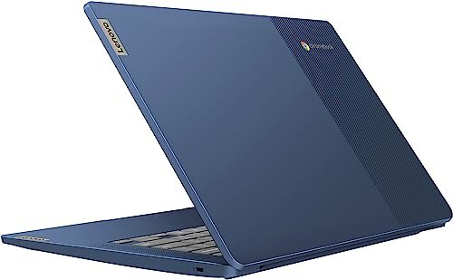 聯想最新旗艦Chromebook。 14英寸全高清觸控式螢幕超薄筆記型電腦。 8核聯發科Kompanio 520處理器。 4GB記憶體。64GB eMMC。 WiFi 6.Chrome作業系統+HubxcelAccetory。 深淵藍:圖片 4