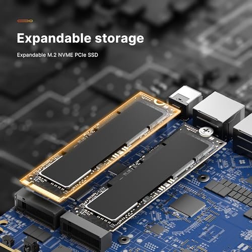 BOSGAME P4迷你PC Ryzen 7 5700U(高達4.5GHz.8C/16T)迷你電腦DDR4 16GB RAM 512GB M.2 PCIe NVMe SSD。 迷你PC Windows 11 Pro |雙2.5G RJ45局域網|HDMI&DP&USB-C |4K 60Hz |WiFi 6E:圖片 6